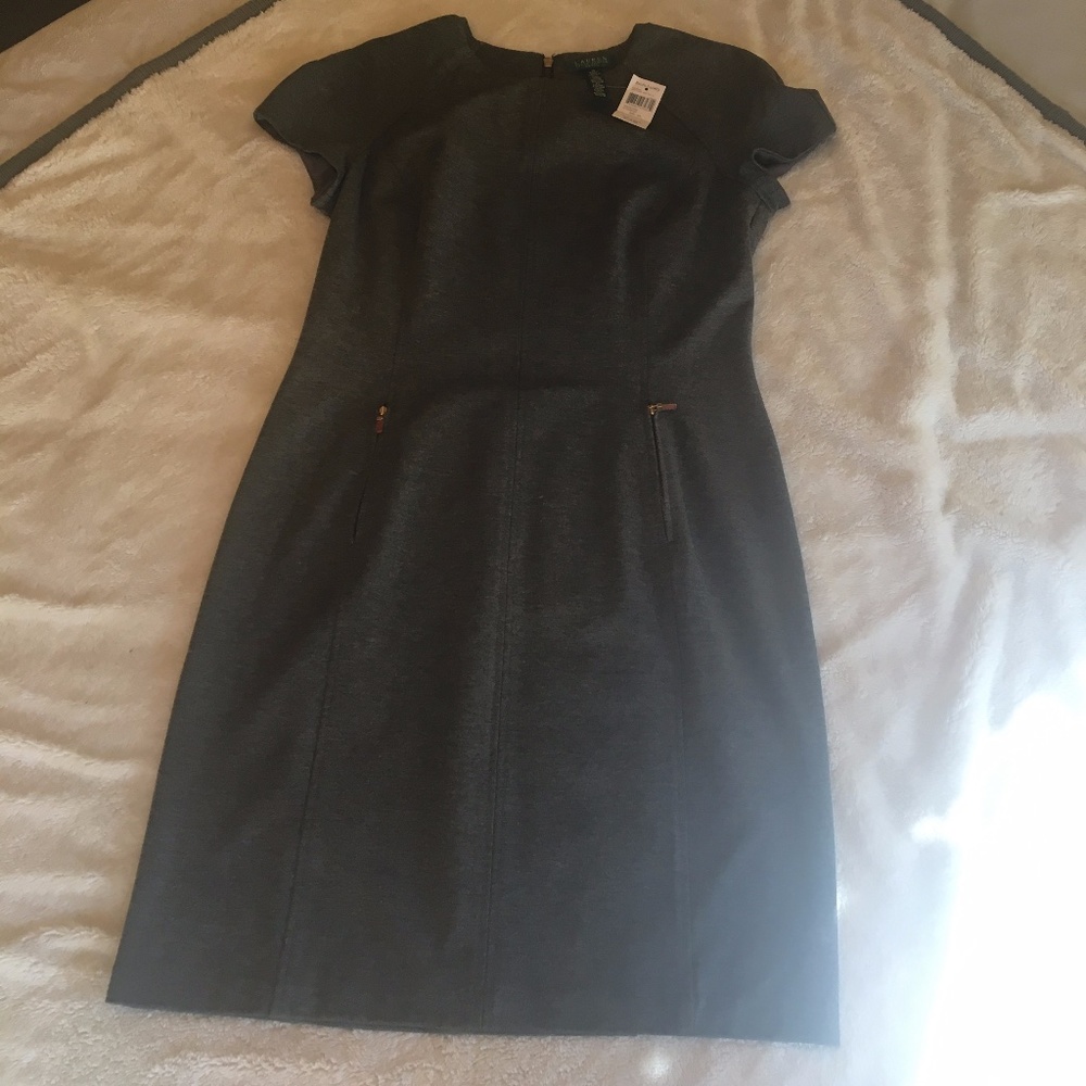 Lauren Ralph Lauren Gray Dress